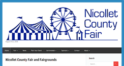 Desktop Screenshot of nicolletcountyfair.com